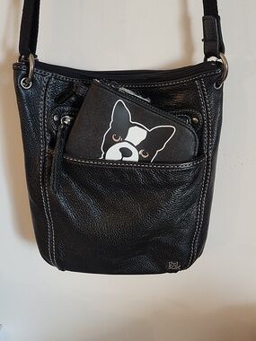 The Sak Leather Crossbody w/Free Marc Tetro Pouch